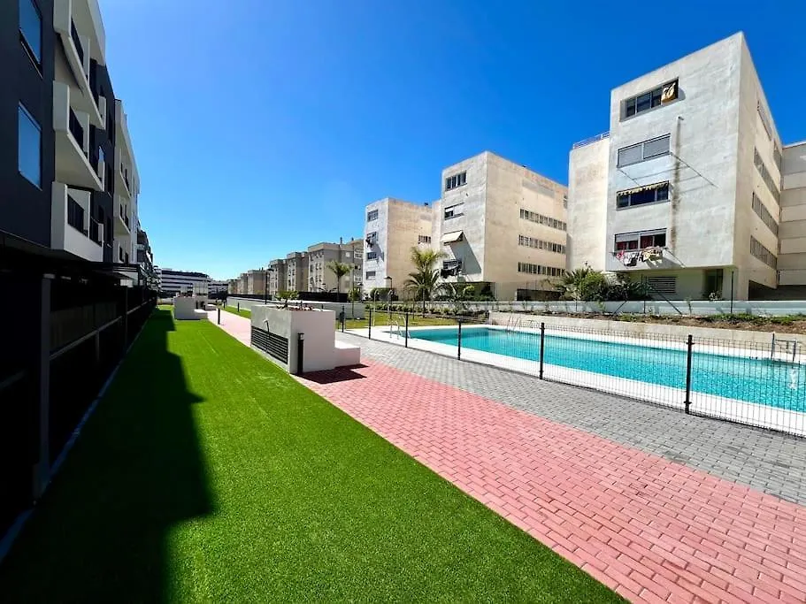 말라가 Teatinos Premium Nuevo Con Piscina 아파트